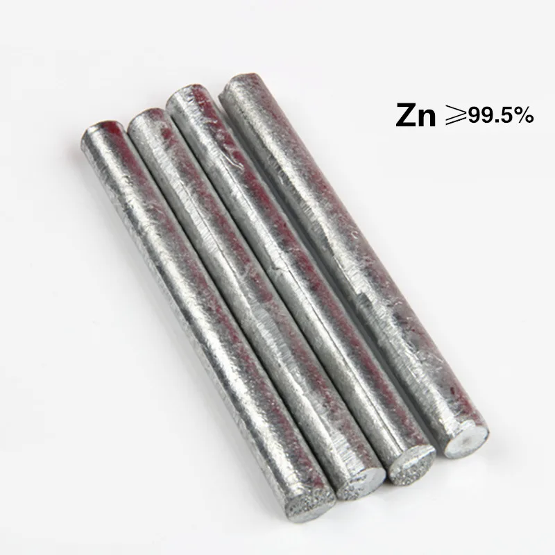 

Zinc Rod High Purity Zn 99.5% Ingot Round Bar Anode Electroplating Diameter 2mm to 100mm