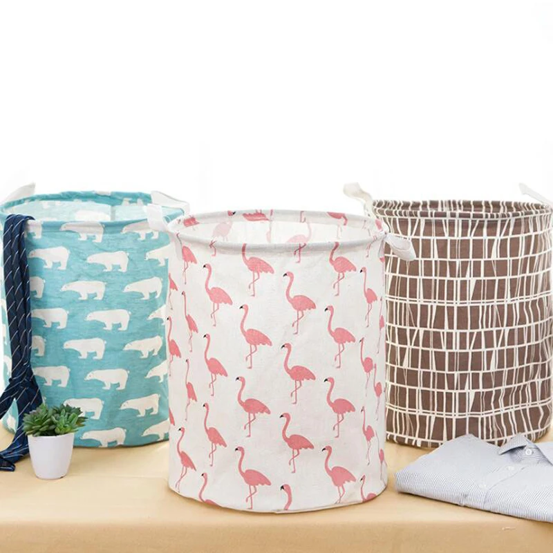 Креативные детские игрушки органайзер для хранения Контейнер бочка Складная