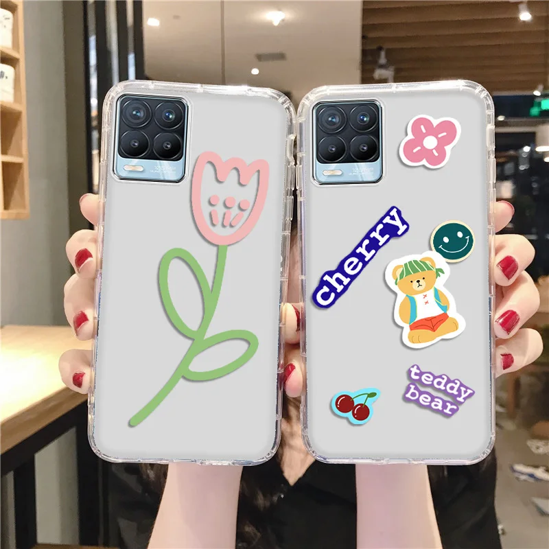 

Realme 8 Pro Case Soft Silicone Funda For OPPO Realme GT Neo C21 C11 C15 C20 Cases On Realme 5 7 7i 7Pro Shockproof Back Covers