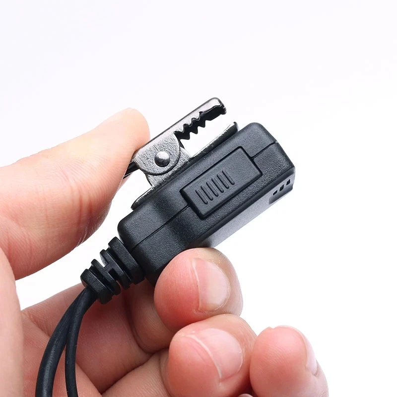 Curve Earpiece Headset Mic for Motorola XIR P8268 P8260 P8200 APX4000 APX2000 APX6000 XPR6300 MTP6550 Walkie Talkie Ear Hook