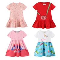 jumping meters new arrival childrens party dresses hot selling girls princess birthday gift kids girls costume tunic baby dress
