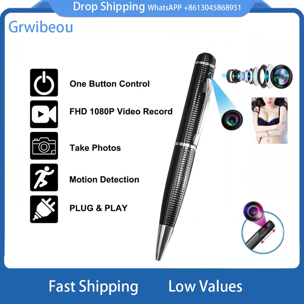 Мини-камера Full HD 1080P портативная ручка-камера микро цифровая IP-видеокамера видео