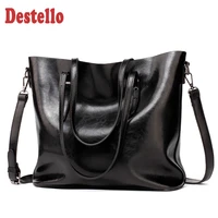Concise Soft Women Shoulder Bags Retro Large Handbags Female Casual High Quality Totes Ladies Office Messenger Bag For Women