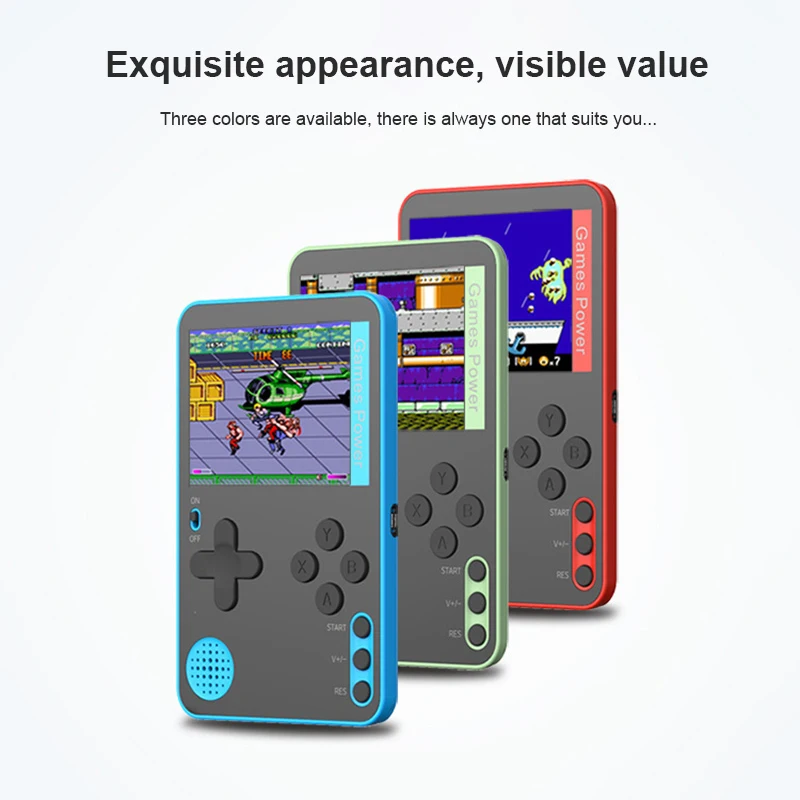 

500 Games MINI Portable Retro Video Console Handheld Game Advance Players Boy 8 Bit Built-in Gameboy 2.4 Inch Color LCD Screen