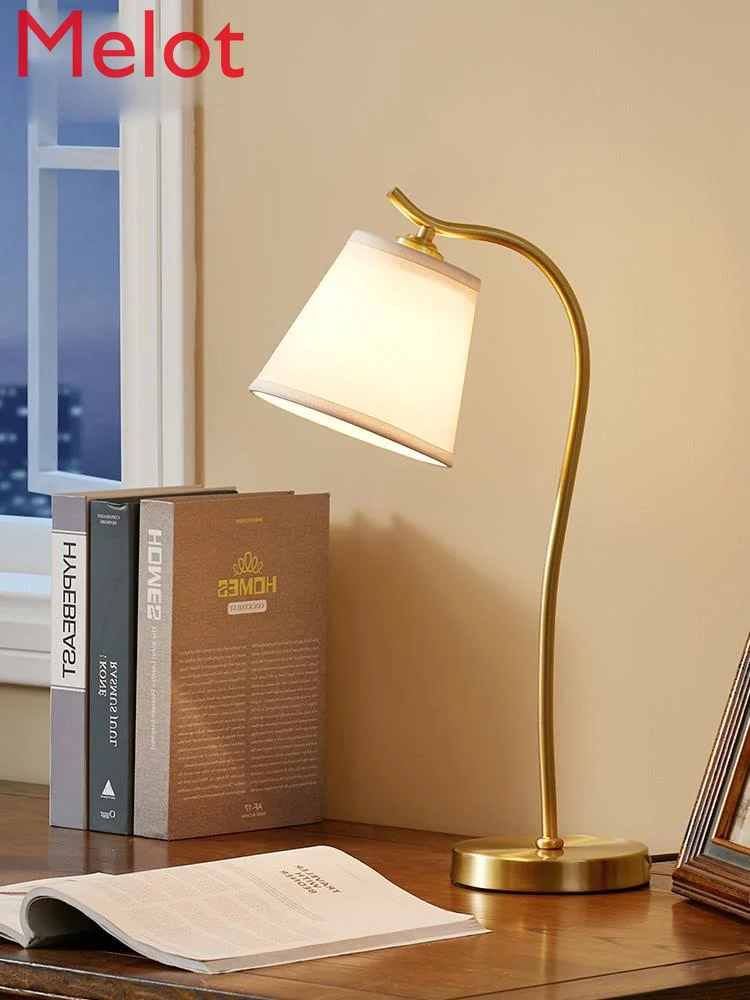

Moon Shadow Lighting Bedroom Light Warm Simple Modern Girl Copper Living Room Sofa Coffee Table Light