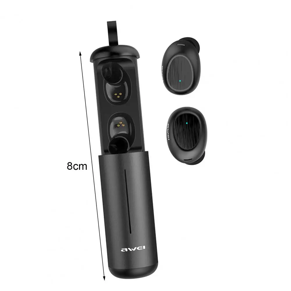 

AWEI T55 Bluetooth Earphone TWS 5.0 IPX4 Waterproof Touch Control Mini Wireless Earbuds for Sports Bluetooth Earphone Earbuds
