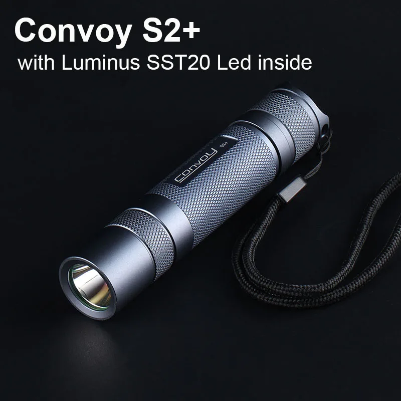Мощный светодиодный вспышка светильник колонна S2 плюс с Luminus SST20 Linterna 18650 флэш для