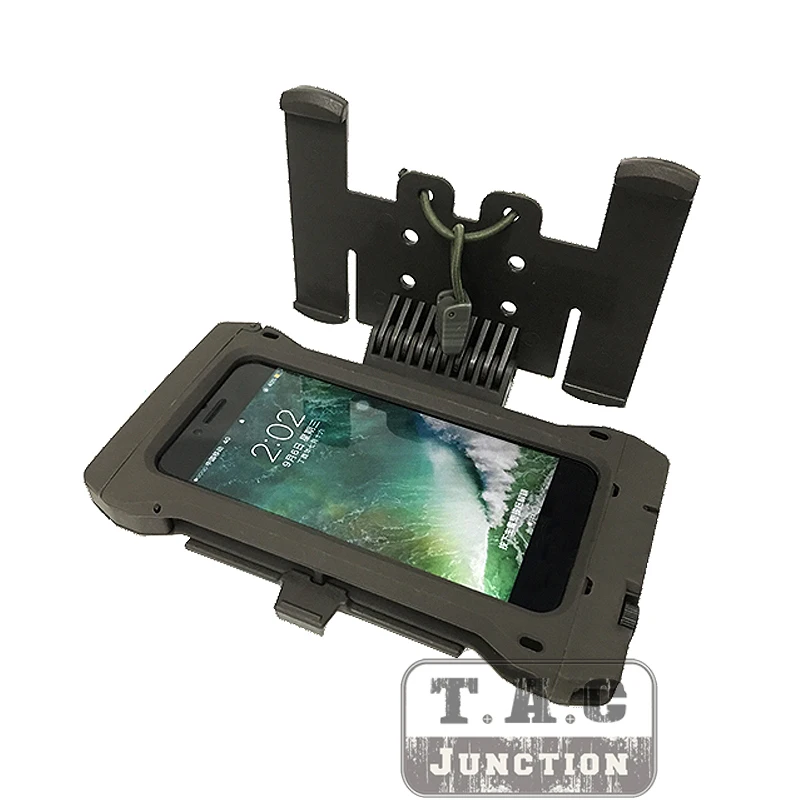 

FMA Tactical Chest Hanging Phone Case Mobile Pouch For Iphone6 7 8 MOLLE Hunting Gear Holder With MOLLE Holder
