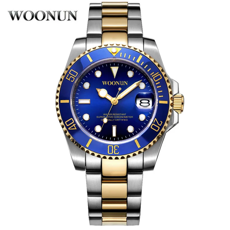 Лидирующий бренд мужские часы из нержавеющей стали автоматические механические