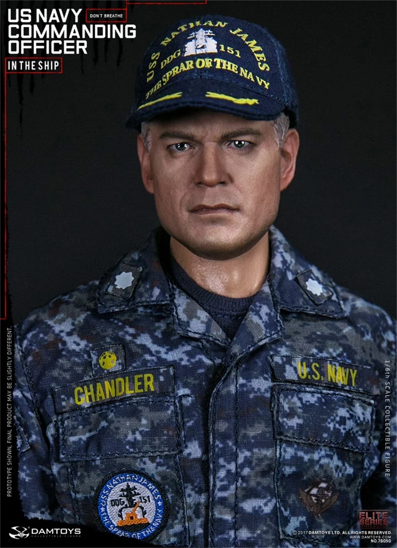1/6th DAMTOYS DAM 78050 командировочный офицер ВМС США на корабле Боевая форма костюм с
