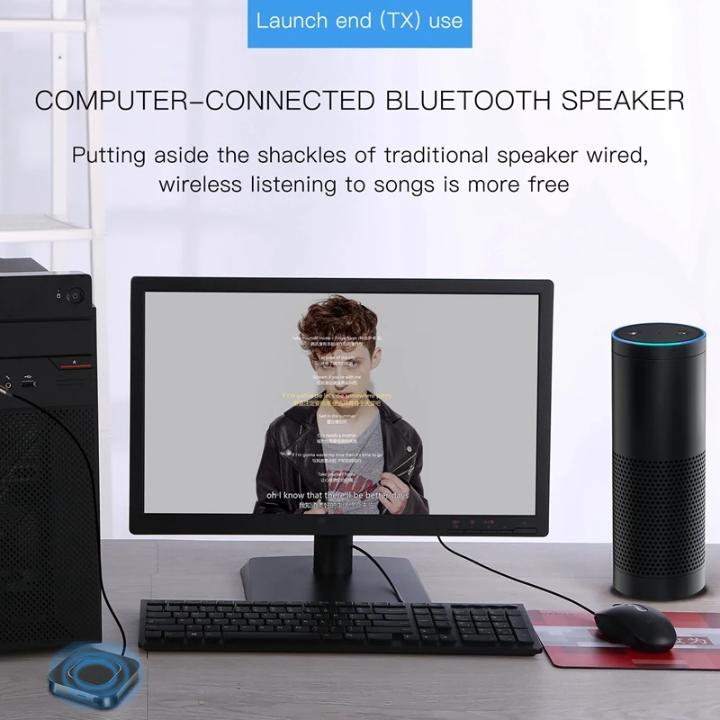 Bluetooth 5 0 o приемник передатчик AUX RCA 3 мм USB музыка стерео Беспроводные адаптеры для