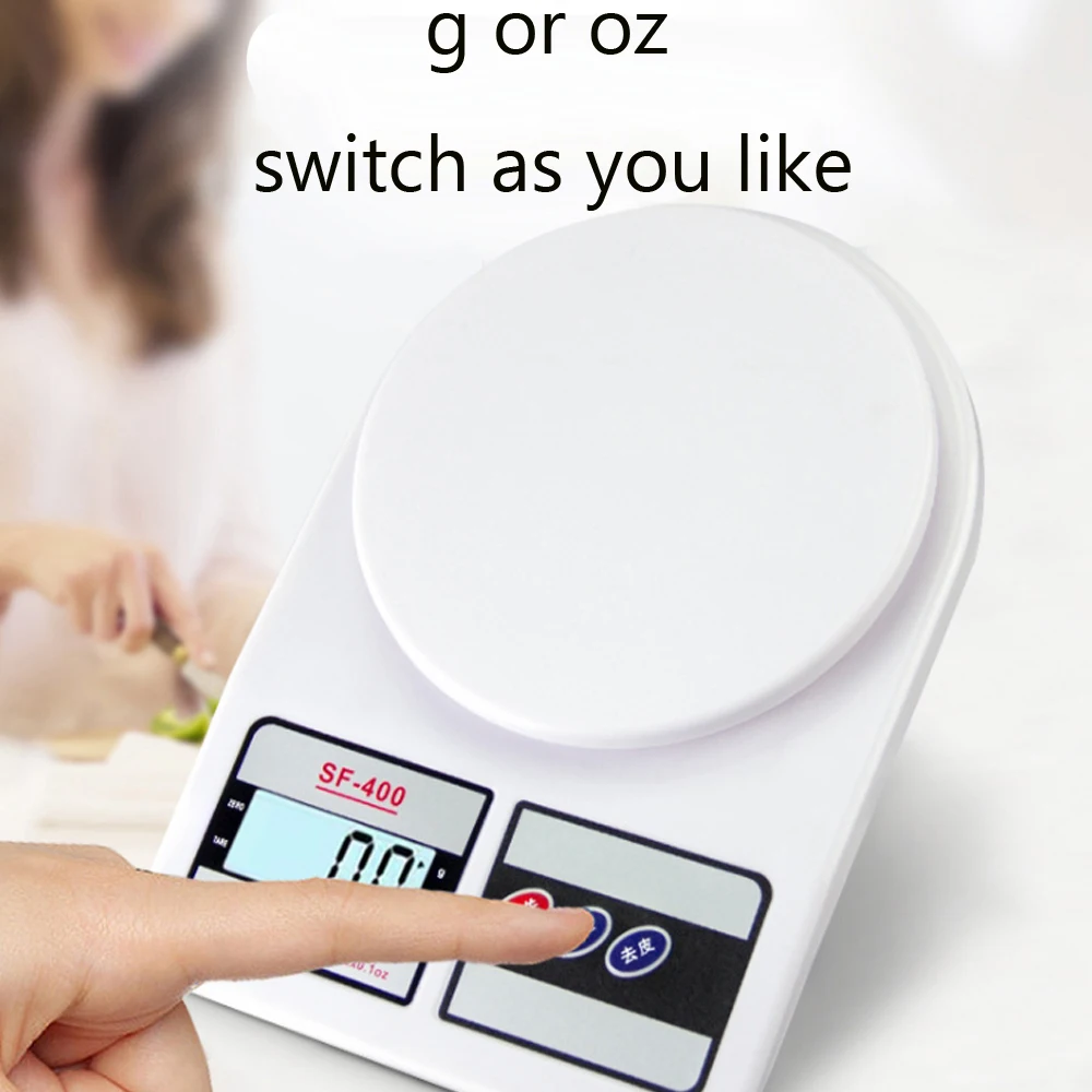 Portable 5kg/7kg/10kg 1g Kitchen Scale With LCD Backlight Display Electronic Digital Scales For Baking Diet Baby Food Measuring