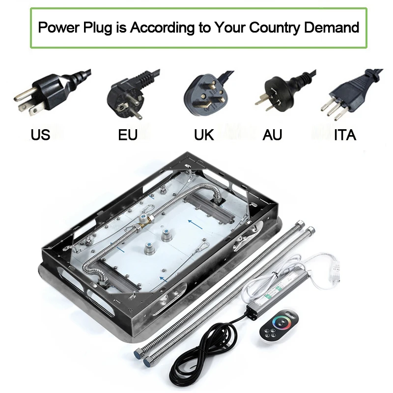 

Luxury LED Shower System 3 Functions Ceiling 580*380mm ShowerHead Rain Shower Panel Bathroom Faucet Wall Mounted Concealed Mixer