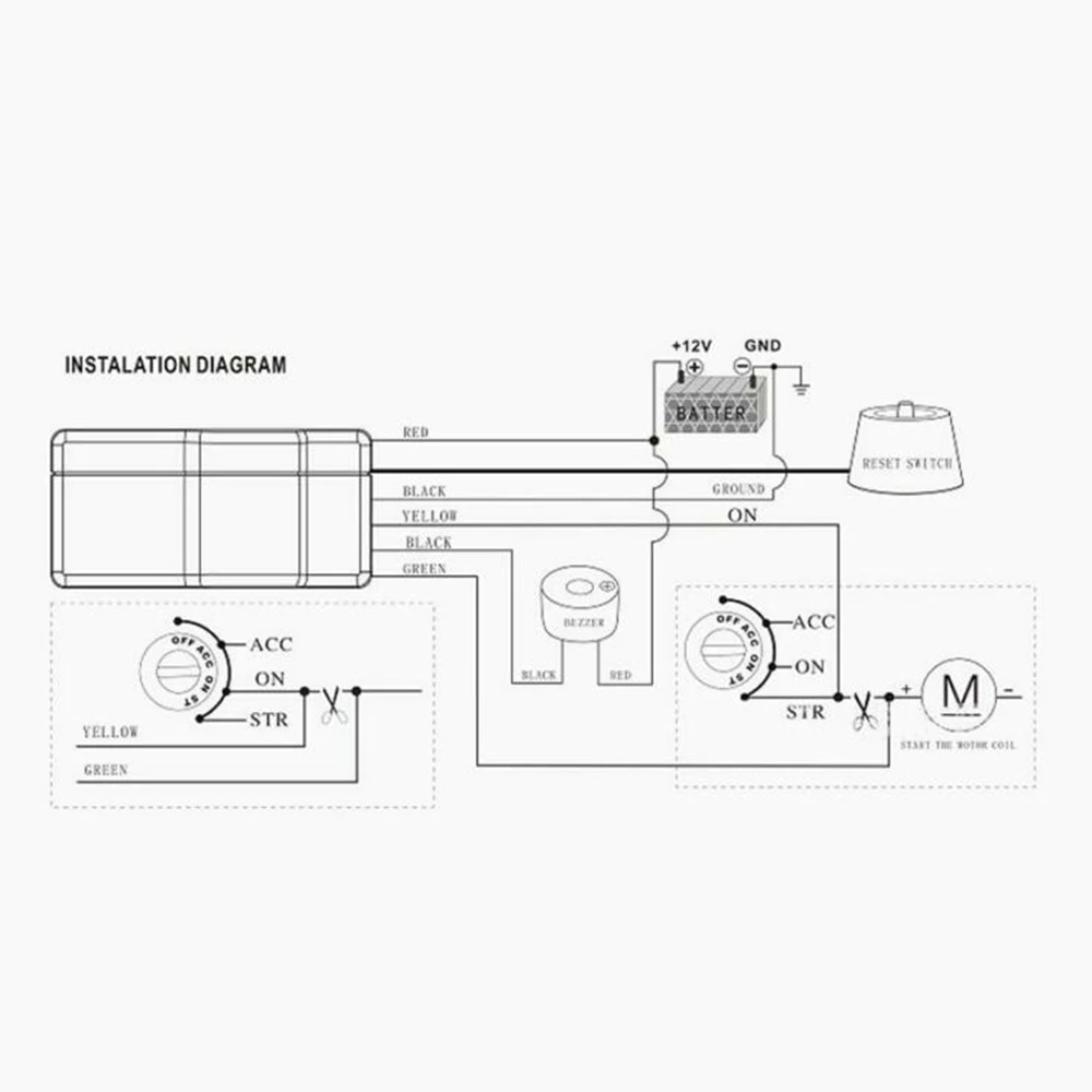 

Strong compatibility Engine Lock RFID Car For DC 12V vehicles RF 2.4Ghz