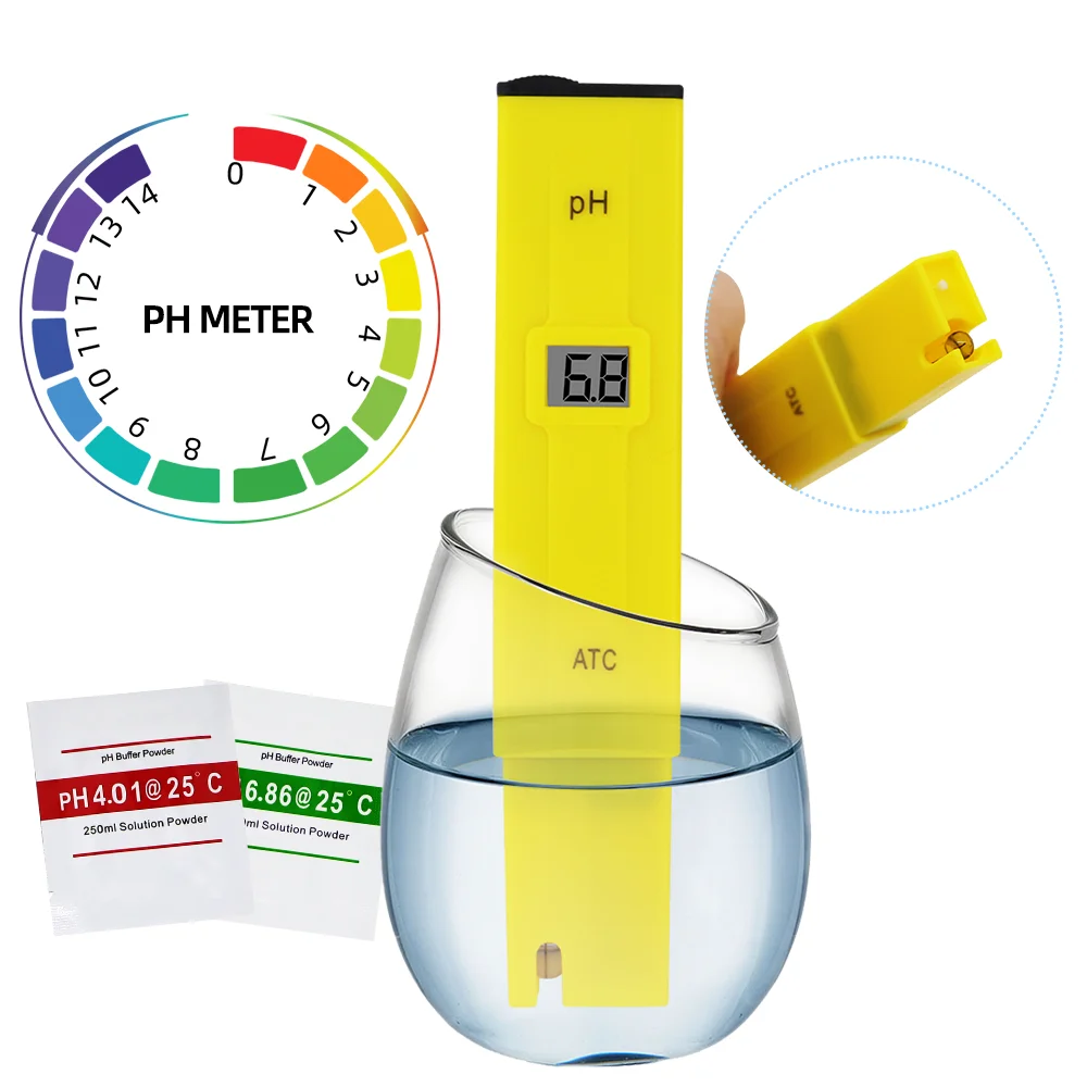 

20pcs/lot Pocket Pen Water PH Meter Digital Tester PH-009 IA 0.0-14.0pH for Aquarium Pool Water Laboratory
