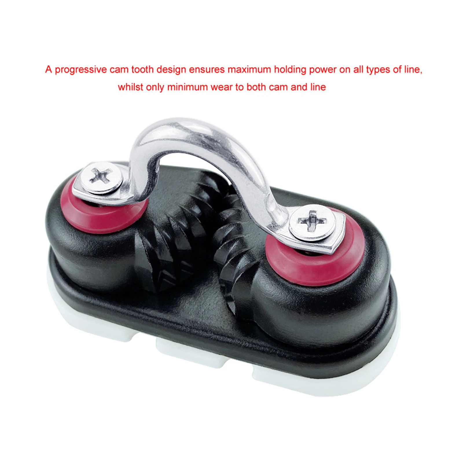 

Kayak Cam Cleat Ball Bearing Fast Entry Cam Cleat Clamp For 10-15mm Rope