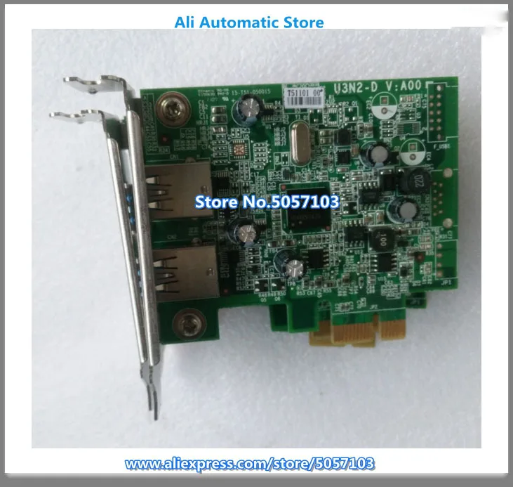 

Original YJ94F FWGJ8 PCI-E X1 To USB 3.0 Adapter Card Half Height