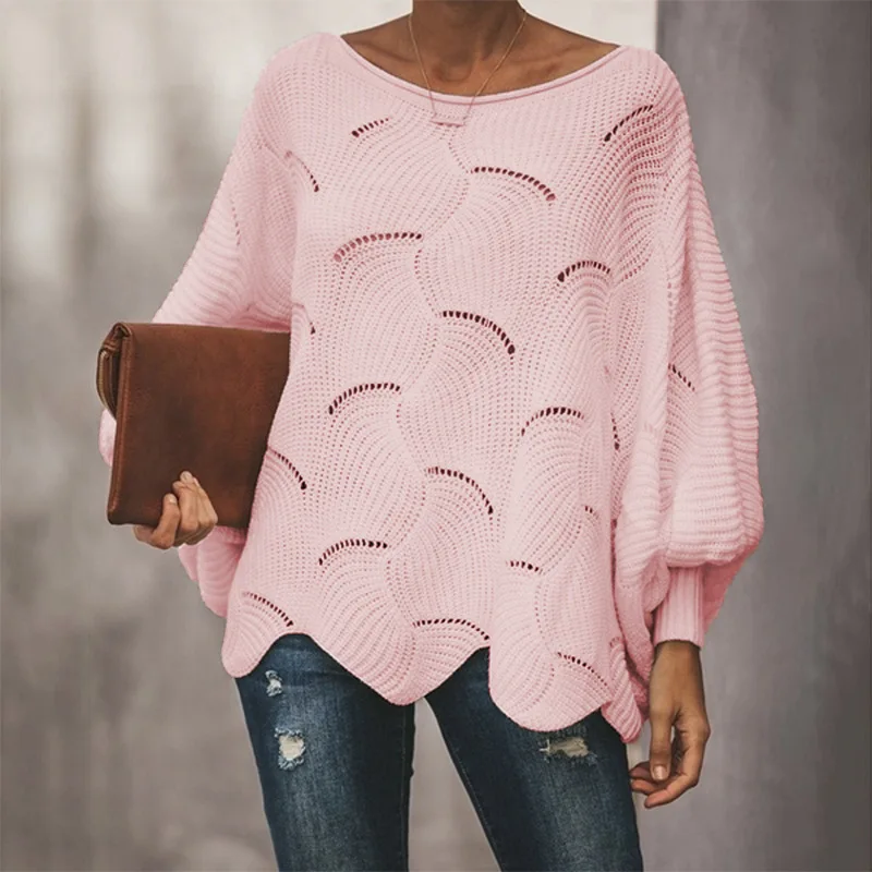 

2021 summer new hot style large size sweater thin knit sweater women