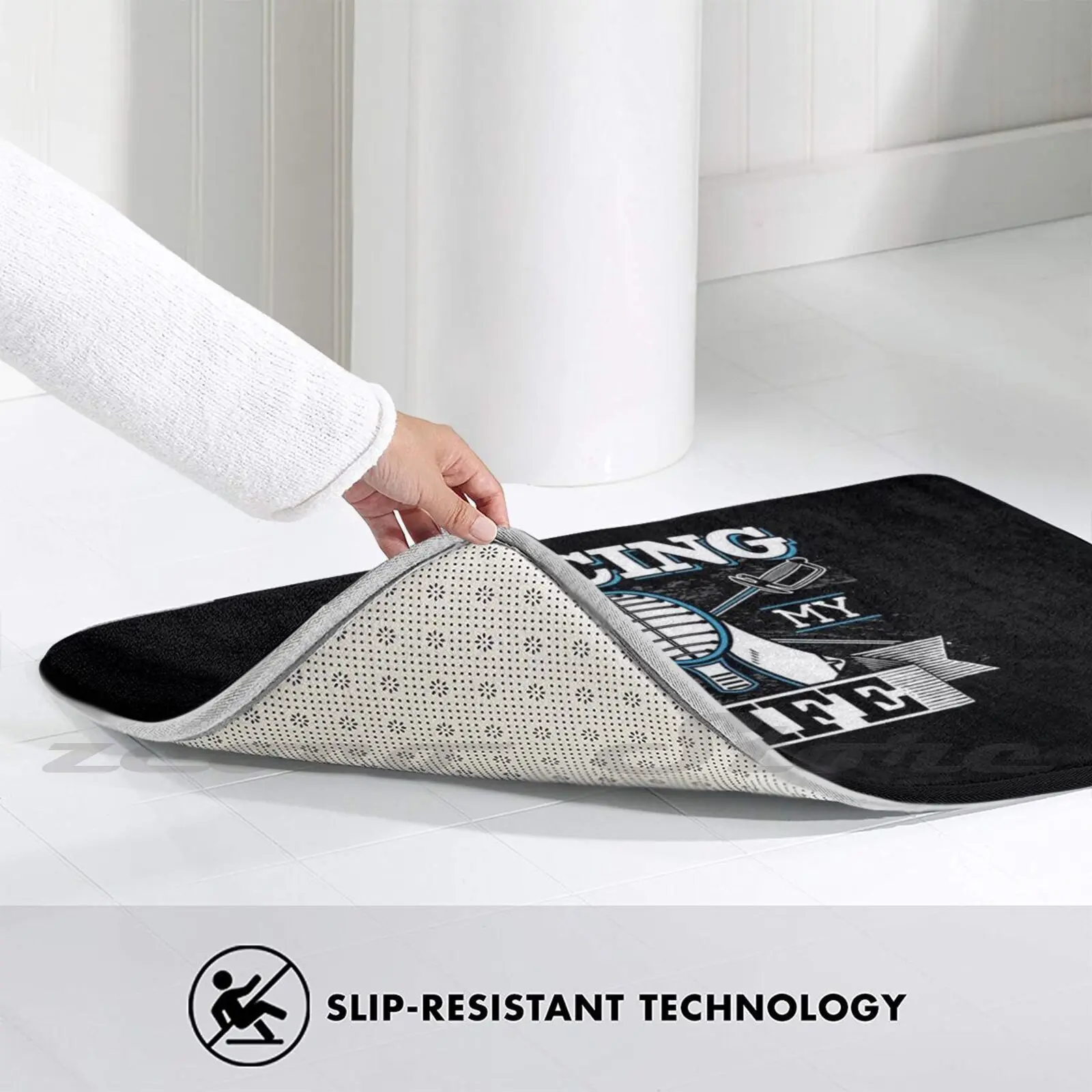 Ограждение-это мой живой коврик дверной прорезыватель нескользящий мягкий с