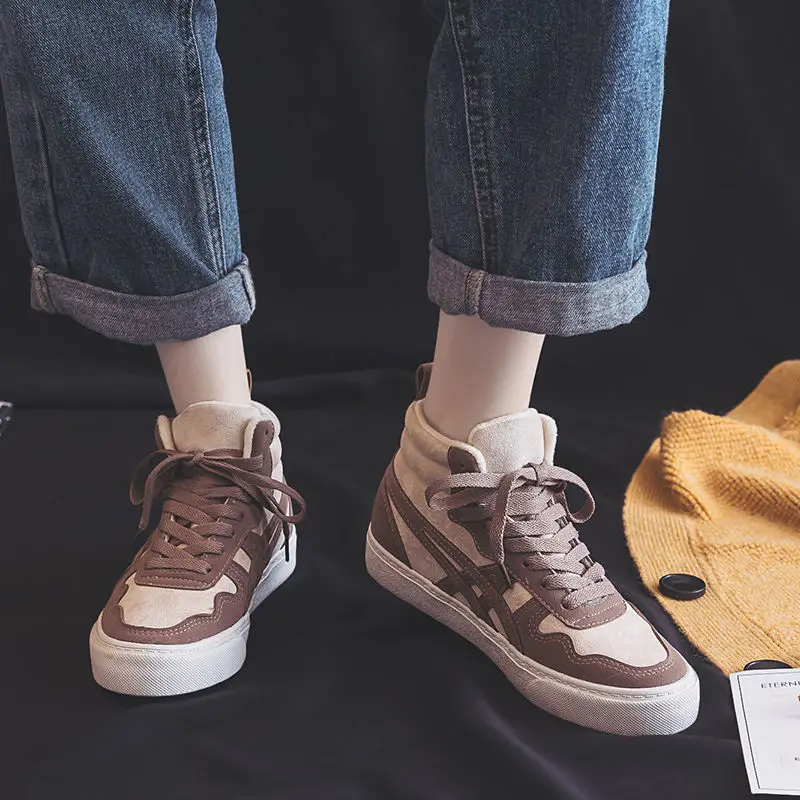 Женская обувь для скейтбординга бархатные кроссовки спортивная парусиновая с