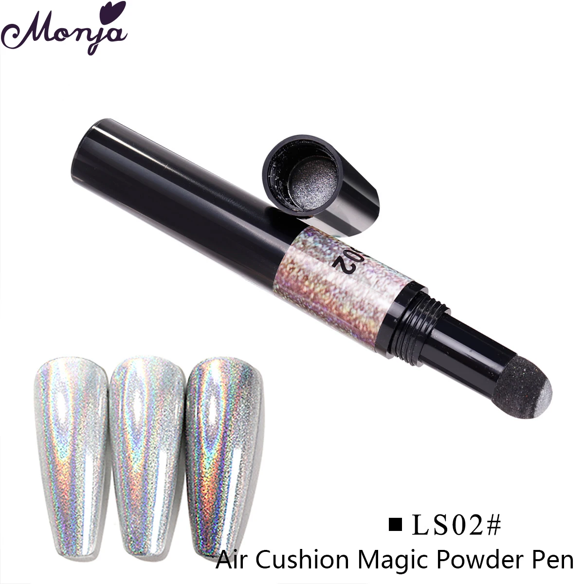 Monja Золотой Серебряный ноготь художественная воздушная подушка Волшебная