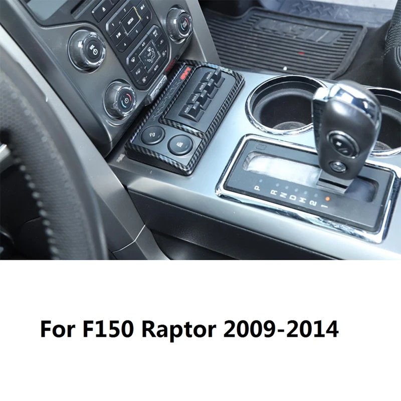 

Car AUX Control Panel Decoration Cover Stickers for Ford F150 Raptor 2009-2014