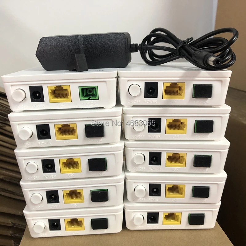 10 шт. 100% новый HUAWEI HG8010H GPON/EPON ONU FTTH волоконно оптический маршрутизатор 1GE