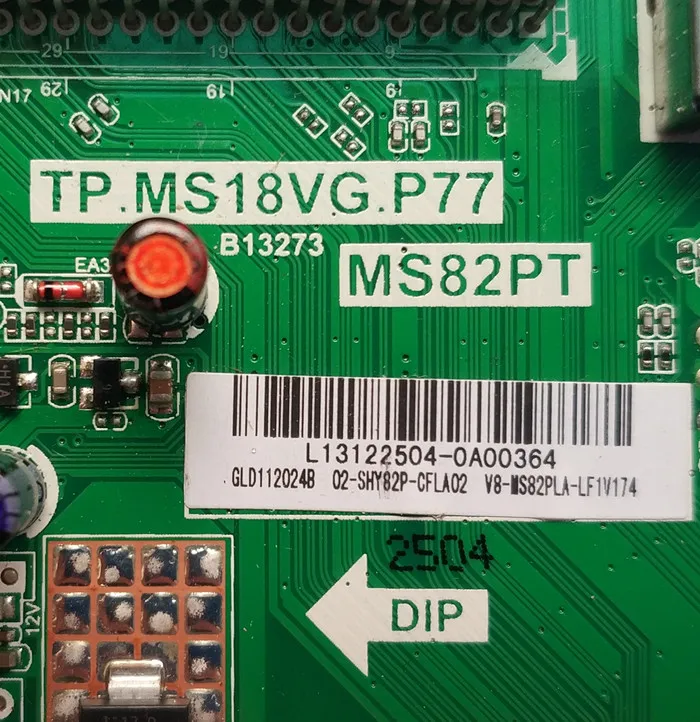 Новая оригинальная плата H28V9900 TP.MS18VG.P77 MS82PT для LVW280CS0T|Аксессуары оборудования