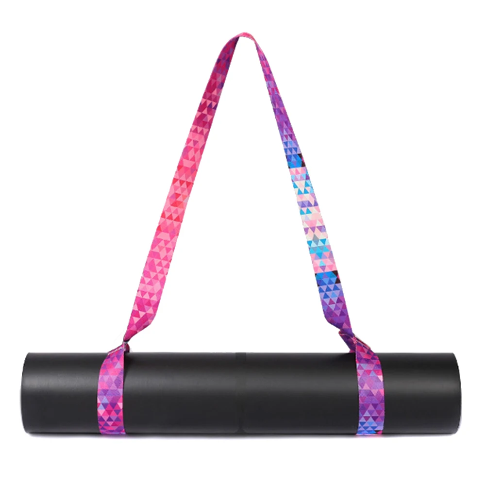 

Yoga Mat Carry Strap Adjustable Shoulder Strap for Yoga Mat Sling Pilates Exercise Fitness Most Rolled Exercise Mats B2Cshop