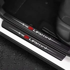 Наклейки-эмблемы для lifan solano x60 x50 650, аксессуары, 4 шт. автомобильных наклеек, пластина для порога из углеродной кожи