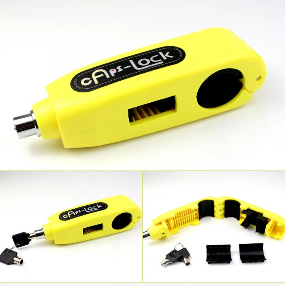 Универсальный замок для велосипеда мотоцикла скутера защитный на руль Ручка