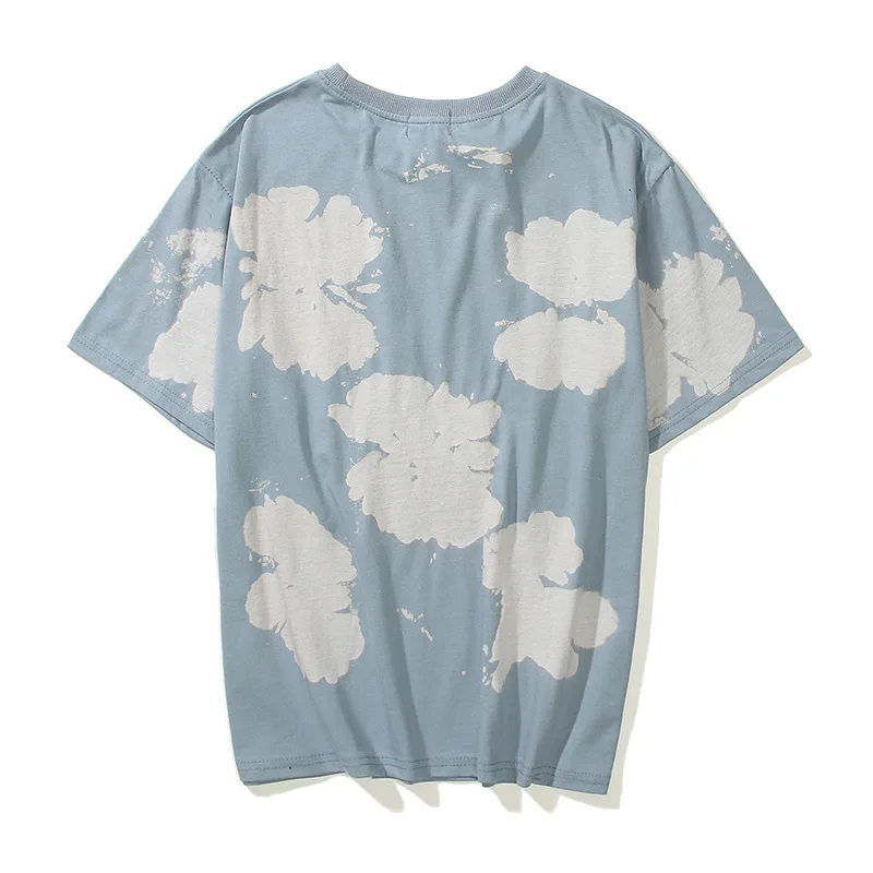 

New European and American Fashion Brand Short-Sleeved Shirt High Quality Trendy Casual Loose round Neck Bottoming Shirt Trendy