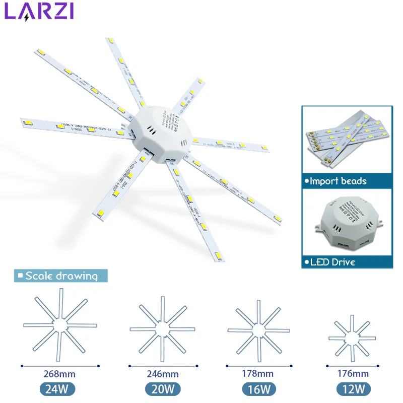 Светодиодная потолочная лампа осьминог энергосберегающая панель светодиодный