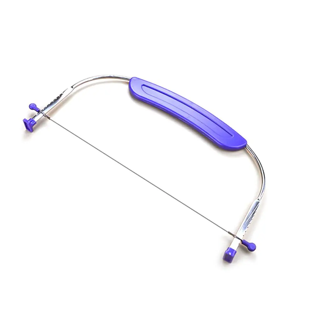 Регулируемая высота Проволока из нержавеющей стали хлеб торт нож для пиццы тесто