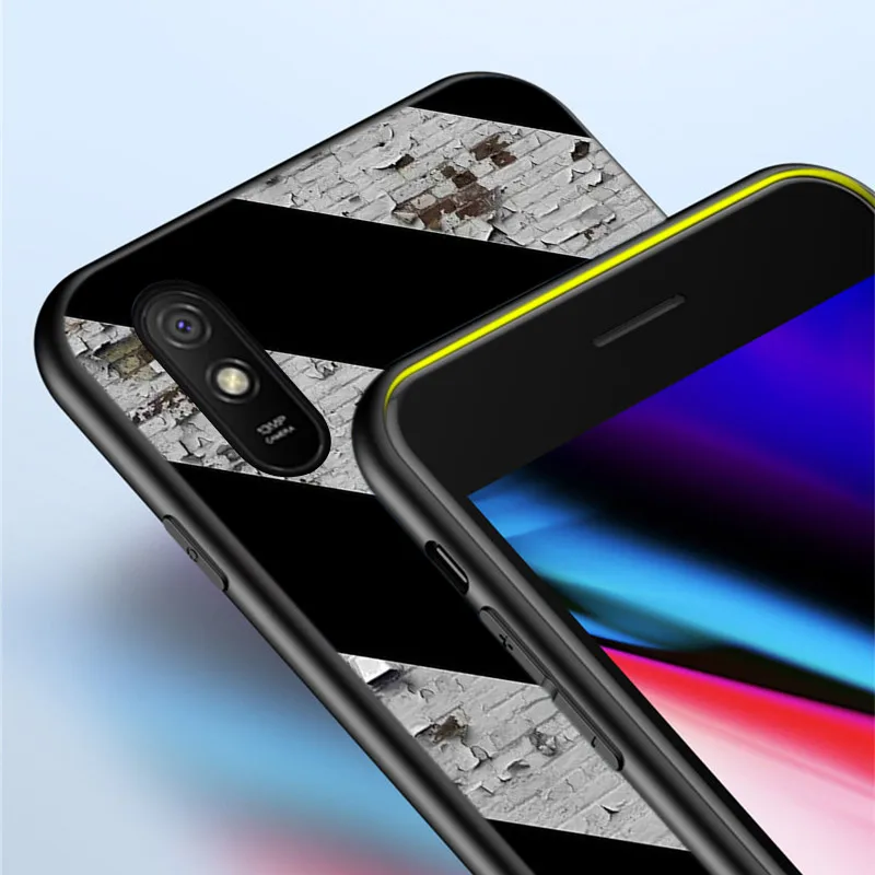 

Silicone Cover Caution Yellow Warning For Xiaomi Redmi 10X 9I 8 8A 7 6 5 4X 4 K20 Pro K30 Ultra 7A 6A 6 S2 5A Plus GO Phone Case