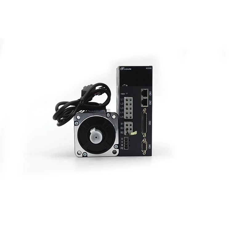 

Nema34 80mm 2.4N.M 750w AC 220v Ac servo motor with brake and servo driver with 20 meter cable for encoder