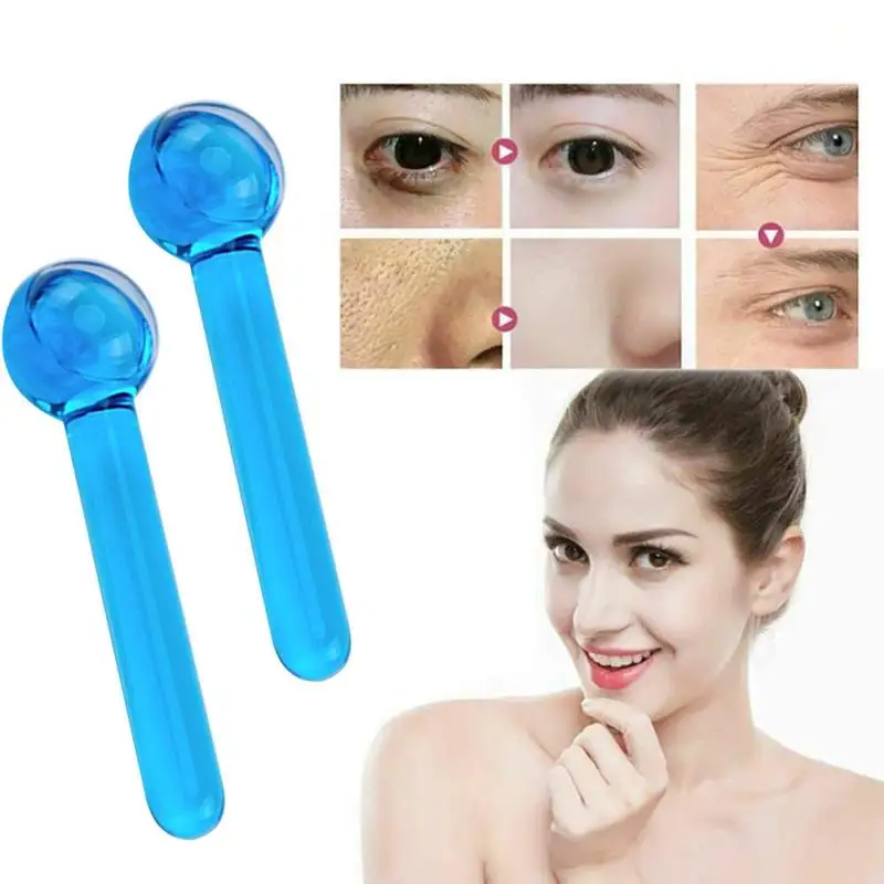 

Magic Cool Roller Ball Facial Massage Beauty Ice Hockey Facial Cooling Ice Water Wave for Face Massage Home Use Beauty Devices