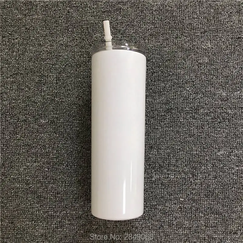 20oz B 20 унций Тощий стакан пивная чашка с крышкой соломенная тощая винная чашка с двойными стенками с вакуумной изоляцией кружка из нержавеющей стали тонкий термос бутылка - Цвет: 20oz B