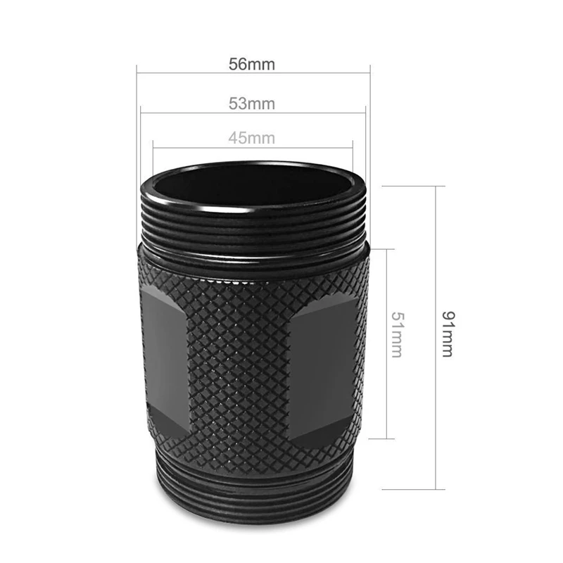 Lumintop BLF GT фонарик DIY короткая трубка для тела запасная аккумуляторная трубка для кемпинга фонарь аксессуар