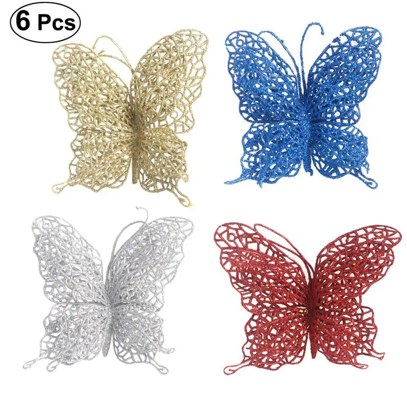 Искусственные украшения для рождественской елки свадьбы дня рождения 6