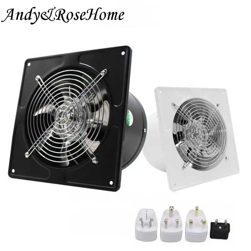

25-40W Ventilator 220V 5-8 inch Exhaust Fan Wall Mounted Ventilador Home Bathroom Kitchen Air Vent Ventilation