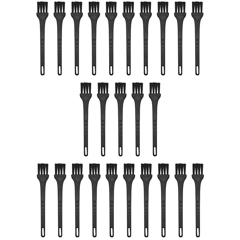 

25pcs Multipurpose Brush Mini Cleaning Brush Dust Remove Brush (Black)