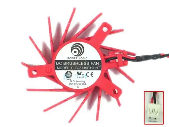Вентилятор для сервера питания PLB05710S12HH, 12 В постоянного тока, 0,3 а, 50x50x10 мм