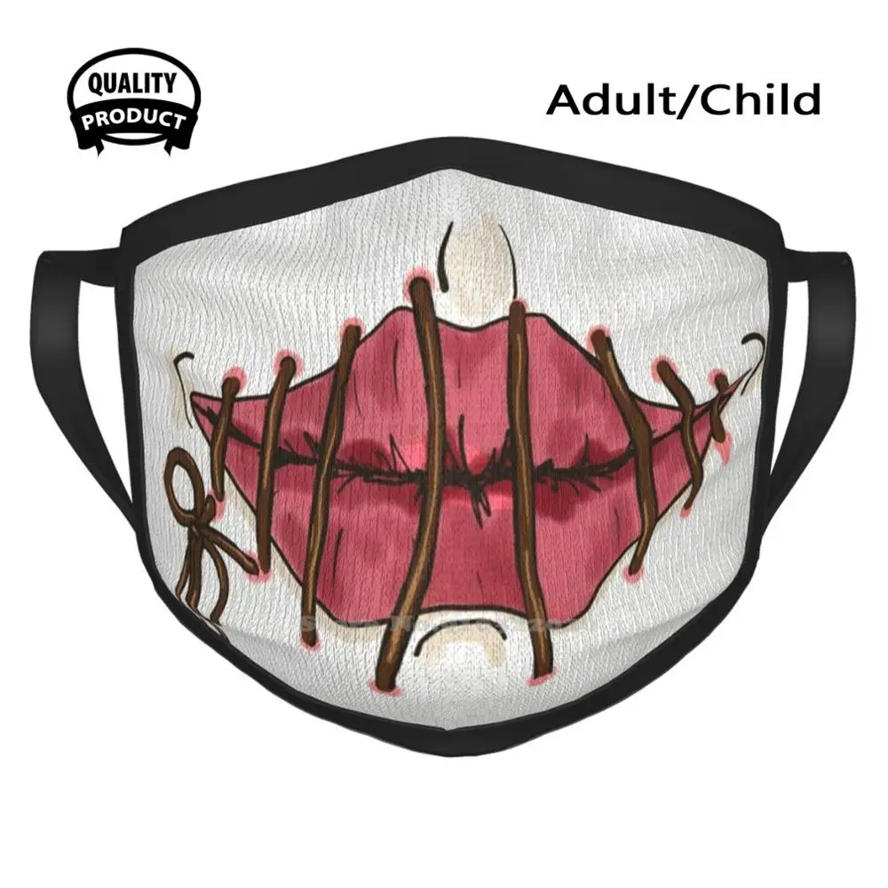 

Губы Hush Ya, мягкие, теплые, маски для рта, речи, молчи, молчи, не говори, закрывающий рот поцелуй, сшитый закрытый