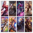 5D Сделай Сам игра алмазов картина League Of Legends квадратная Алмазная вышивка Стразы Мозаика из мультфильма украшение для дома в виде картины Diy