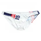 Трусы из ледяного шелка, Супертонкое Прозрачное нижнее белье, бикини с низкой талией, купальники D.M, купальный костюм, плавки для бассейна