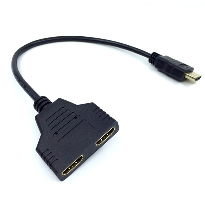 Переходник для кабеля штырь гнездо адаптер HDMI совместимый удлинитель провод