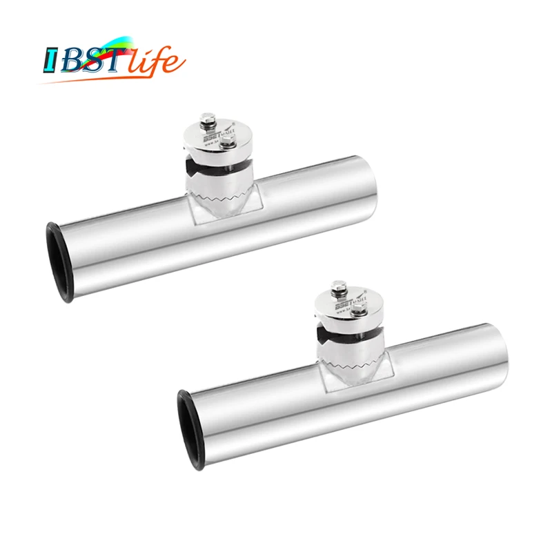 

2 шт. регулируемое крепление на рельсы SS316 стойка для удочки держатель кронштейн для удочки с зажимом на рельсах от 3/4 до 1 дюйма оборудование ...