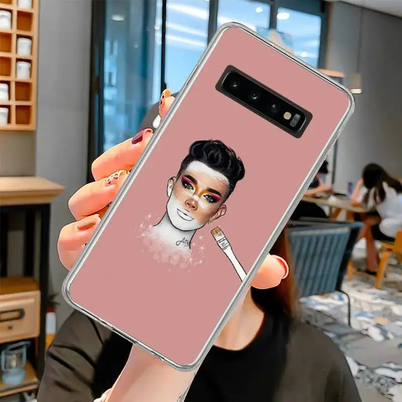 Fashion Beauty Sisters James Charles Phone Case Transparent For Samsung S10 Plus S10 E(lite) S6 S7 Edge S8 S9 Plus Brand