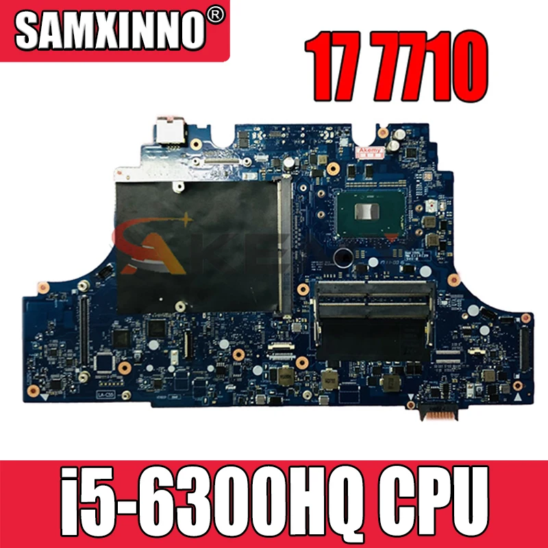 

100% working FOR DELL Precision 17 7710 Motherboard i5-6300HQ 0V9RF2 CN-0V9RF2 V9RF2 AAPB0 LA-C551P working good
